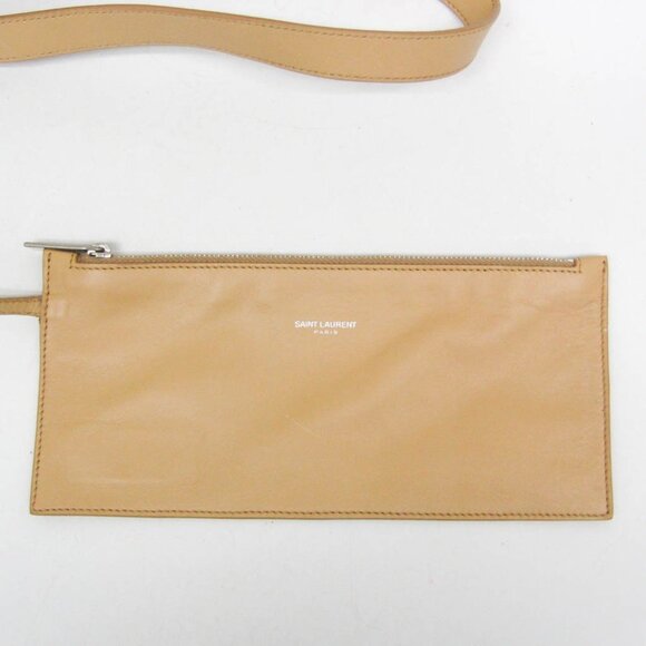 SAINT LAURENT Beige Leather Tote Bag - Picture 15 of 16